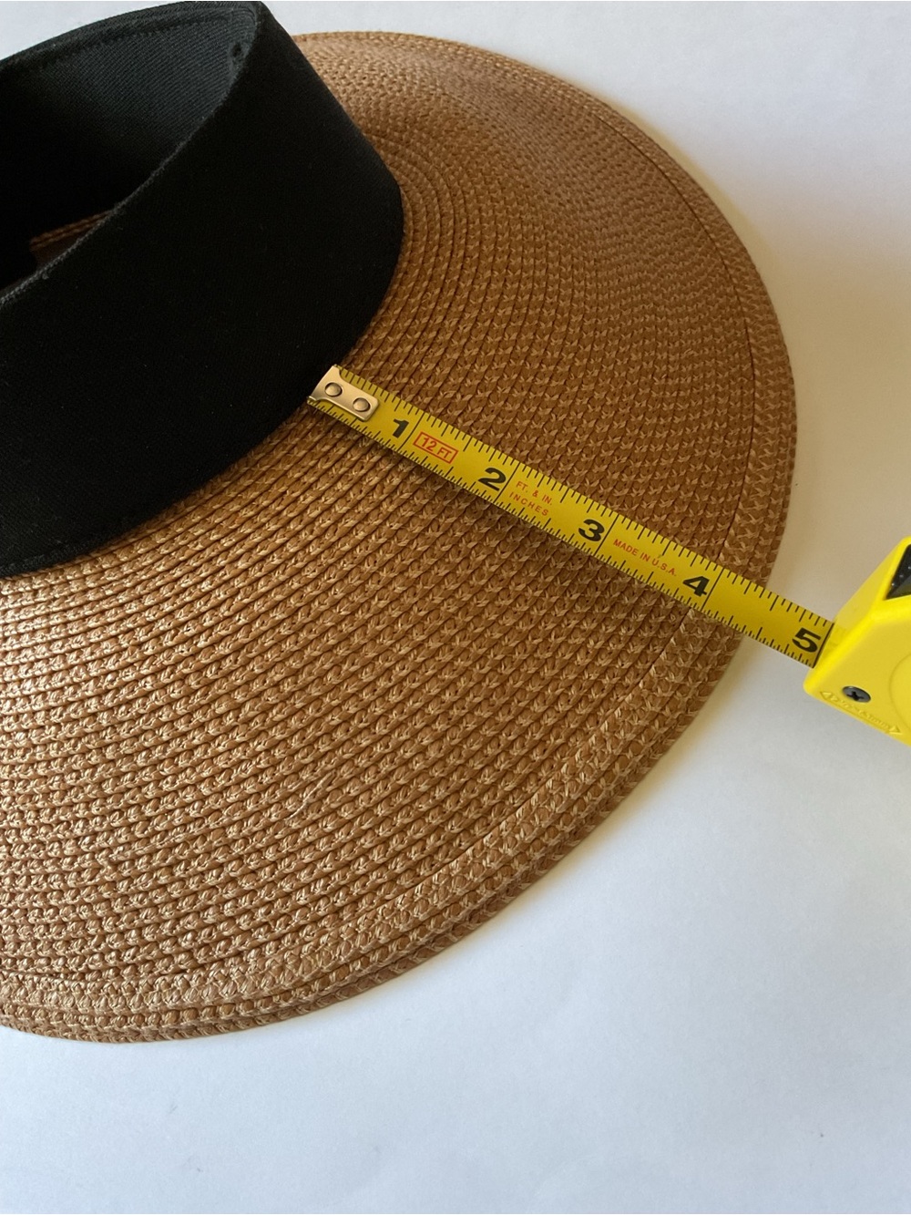 ERIC JAVITS SQUISHEE HALO HAT NATURAL/BLACK ONE SIZE ADJUSTABLE NEW NO TAGS - Picture 14 of 16